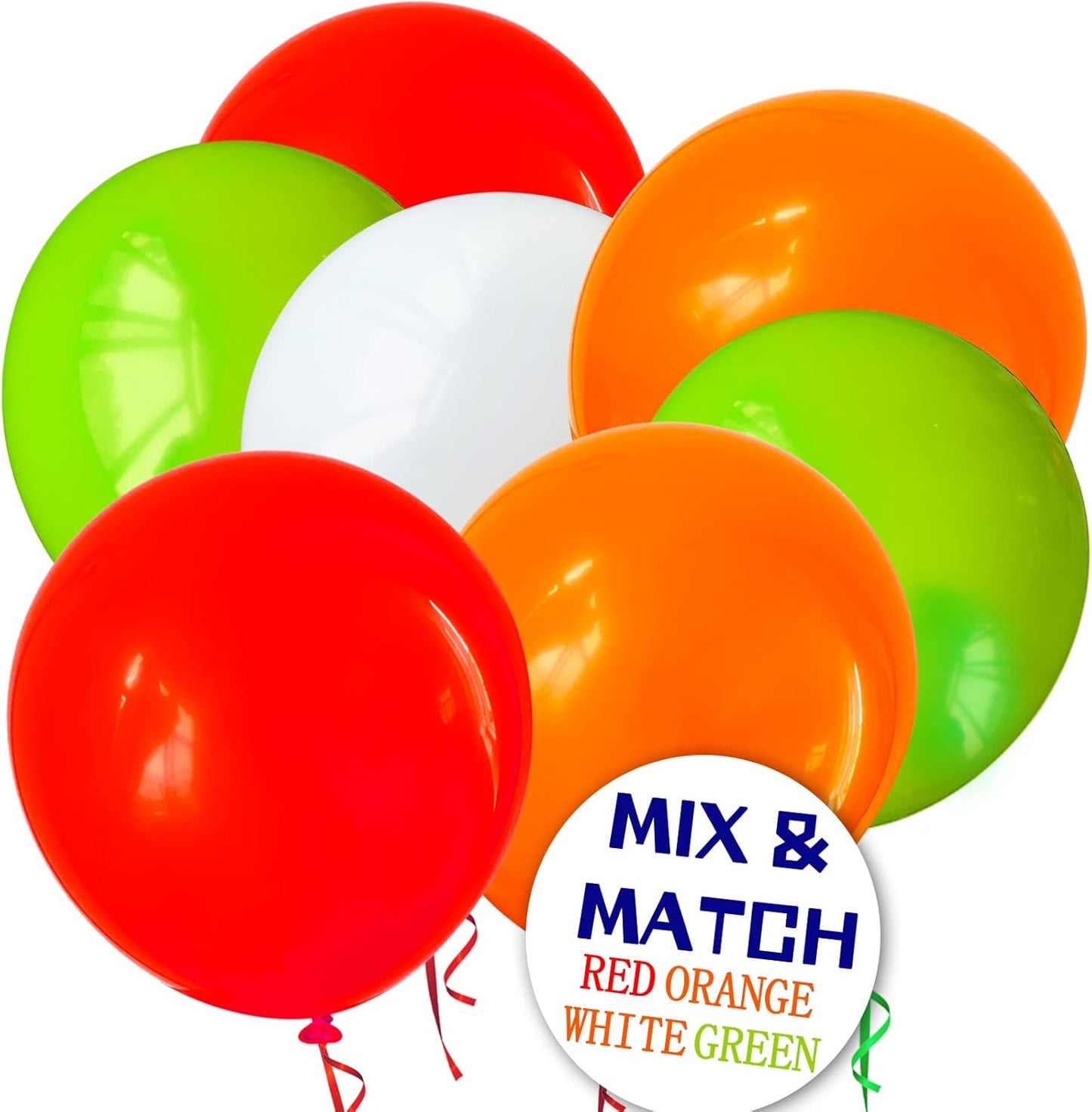 110pcs Green Balloon 12 inch, Green Latex Balloons for Birthday Party Baby Shower Wedding(with 2 Ribbons).