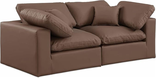 Meridian Furniture 188Brown-S80 Comfy Collection Modern | Contemporary by MeridianFurniture