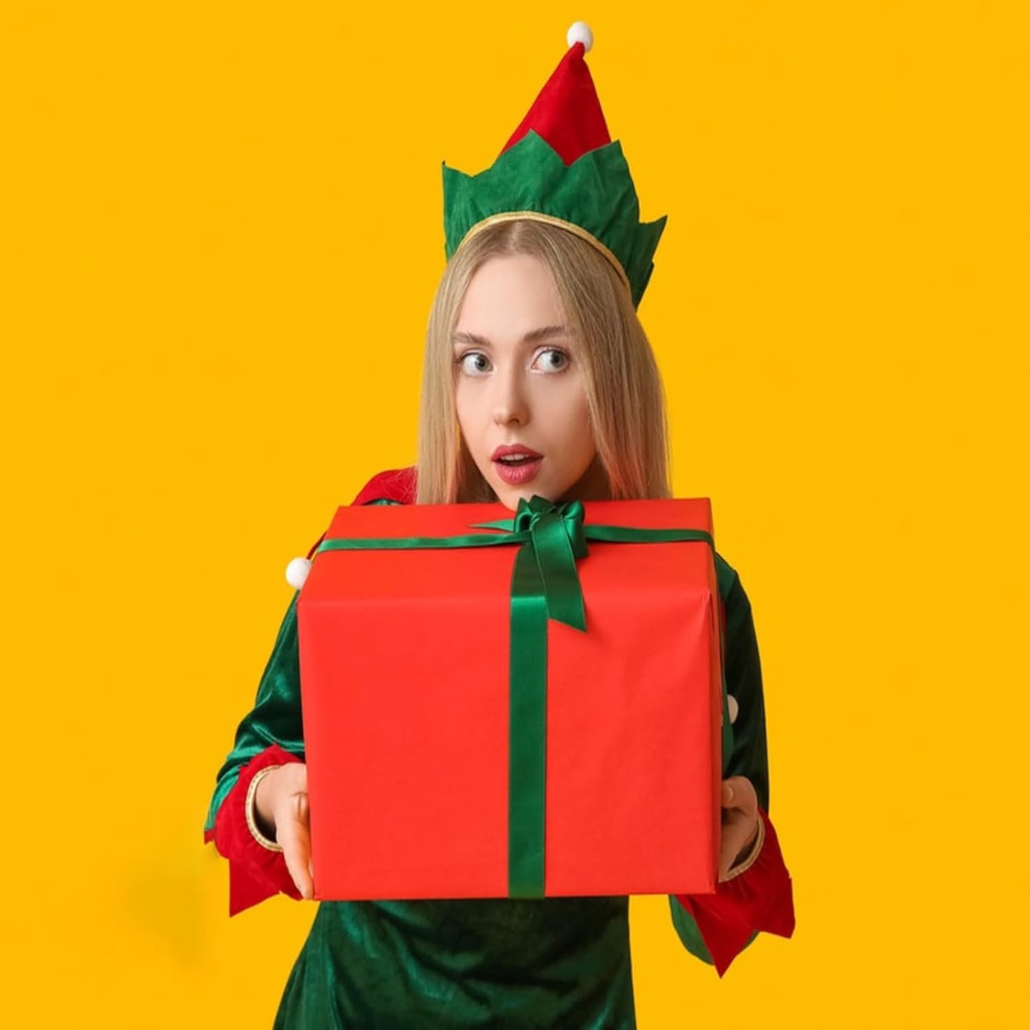 Vanhench 30"×1200" (100') Red Wrapping Paper Roll, Craft Paper for Wedding, Birthday, Holiday & Mother's Day Gifts Wrapping, Bulletin Board Paper