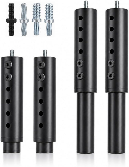 7-12 Inch Adjustable Bed Base Legs, Heavy Duty Metal Replacement Kit by Unknown