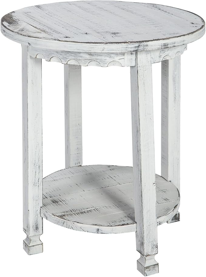Alaterre Furniture Country Cottage Rustic Farmhouse Nightstand – 20-Inch Side - Image 7