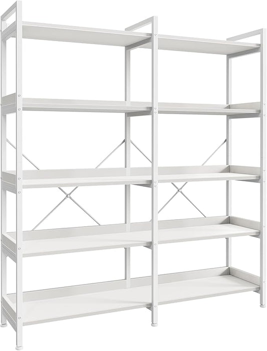 Huuger 5 Tier Bookshelf, Display Bookshelf by Huuger