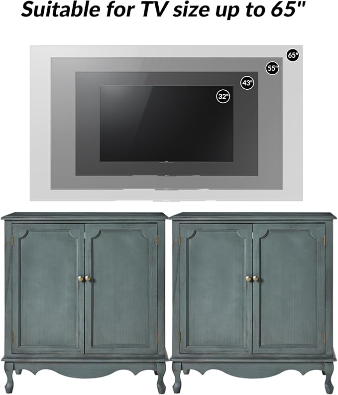 HULALA HOME Antique Accent Cabinet - Image 7