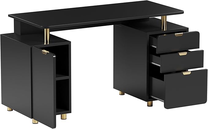Elegant 57" W Executive Desk - Image 7