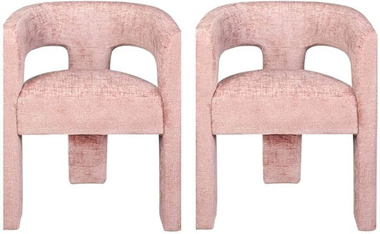 Jofran Gwen Jacquard Upholstered Accent Chair, Modern Luxury Plush Sculptural by Jofran+Inc.