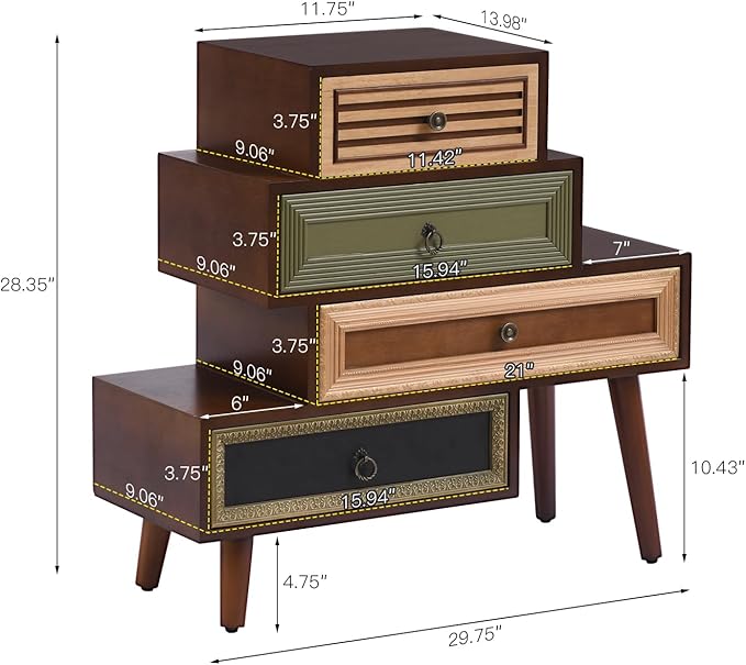 Ahokua Vintage Accent Chest - Image 2