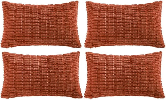 Fancy Homi 4 Packs Decorative Throw Pillow Covers by Fancy+Homi