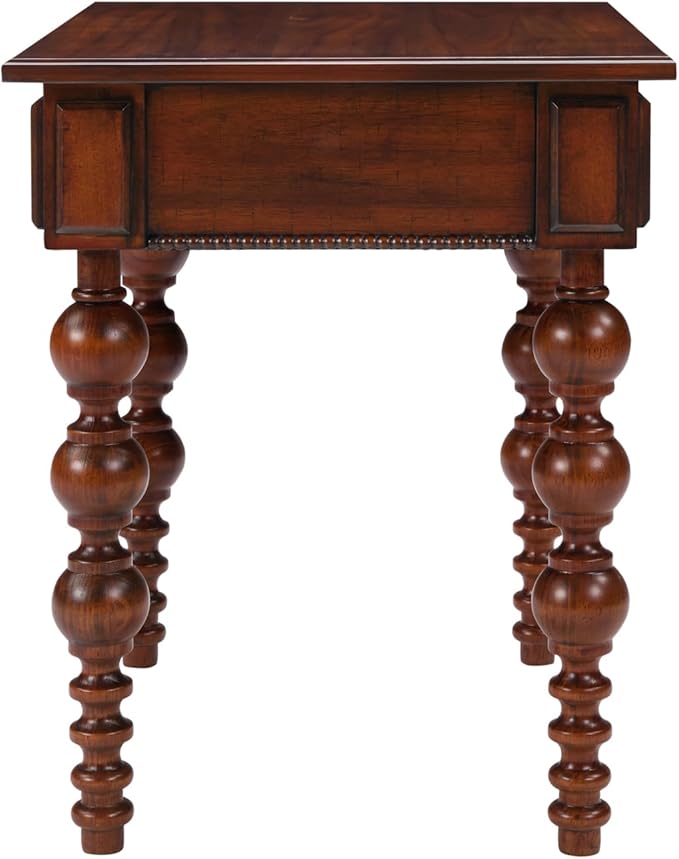 Retro Wooden Side End Table Vintage Nightstand Bedside Table - Image 6