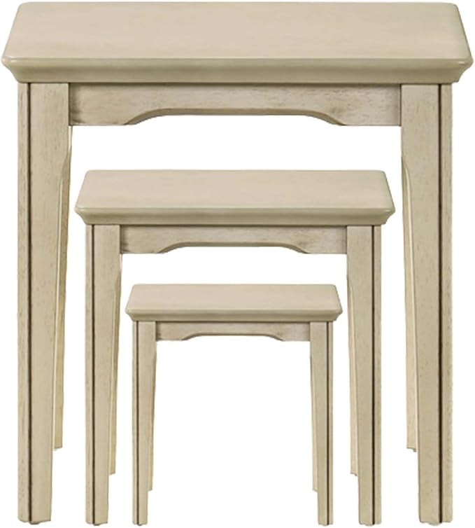 Kmax Nesting Tables Set of 3, Small Sofa Side Table Rustic Stacking End Table - Image 7