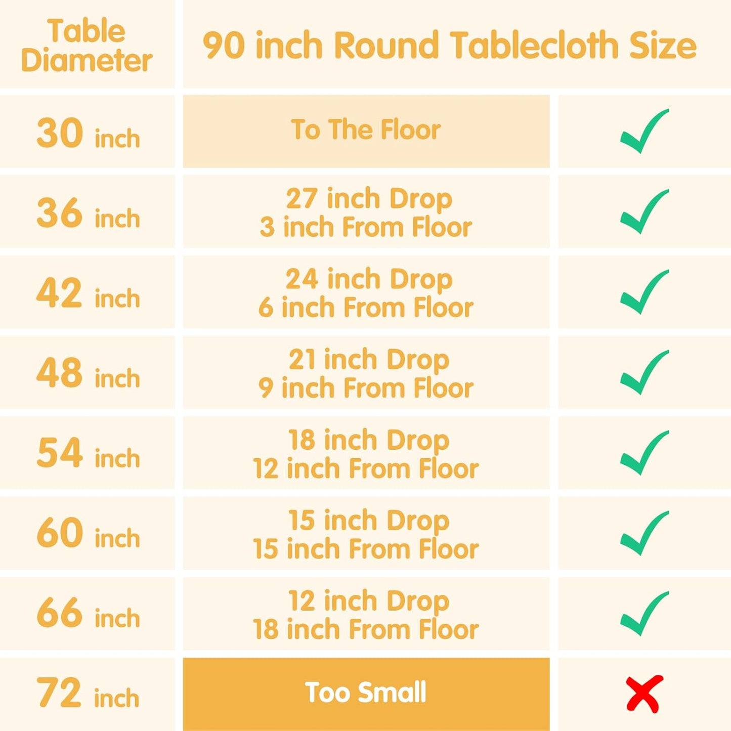 BRILLMAX 6 Pack Beige Round Tablecloths 90 Inch - Circle Bulk Linen Polyester Fabric Washable Table Cloth Cover for Wedding Reception Banquet Birthday Party Buffet Restaurant