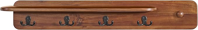 Alaterre Furniture Calais 36 Inch Wall Mount Coat Rack - Image 7