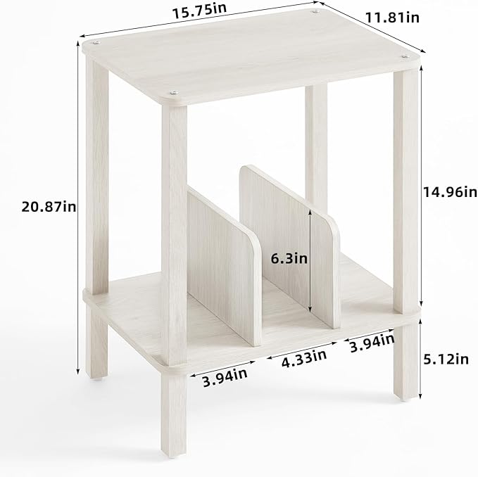 LELELINKY 2-Tier Record Player Stand - Image 3