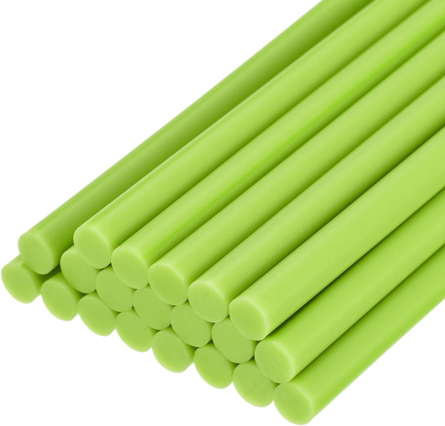 uxcell 20pcs Hot Glue Sticks for Glue Gun 11mm/0.43-inch x 4-inch Mini Hot Melt Adhesive Glue Stick Bright Green