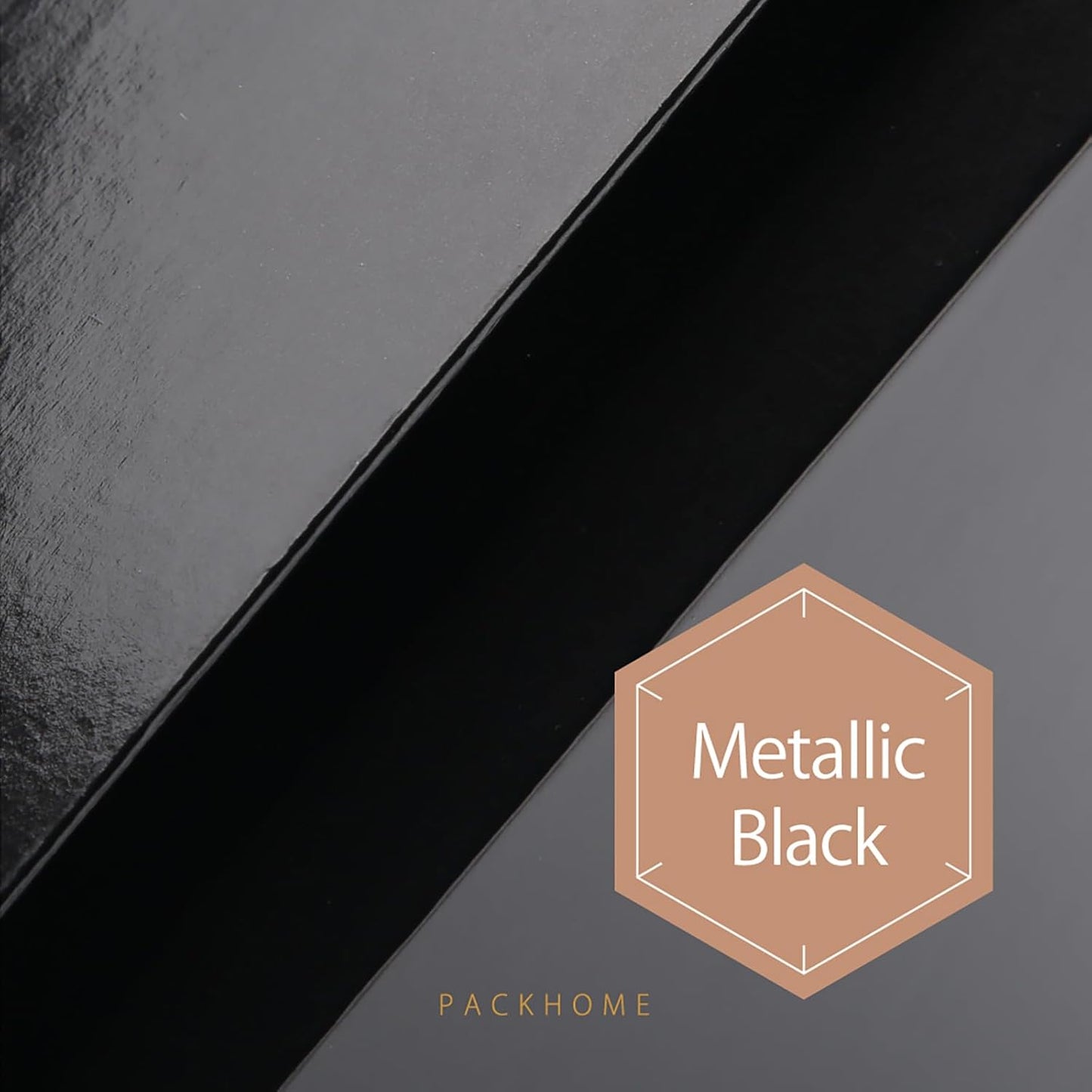 PACKHOME Gift Box 11.5x8x2.5 Inches, Sturdy Shirt Box with Magnetic Lid for Multiple Occasions (Glossy Black)