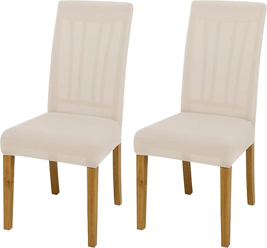 BIETYONE Stretch Dining Chair Covers Set of 2, Soft Removable Washable Kitchen by BIETYONE