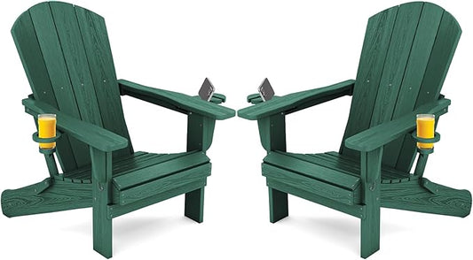 SERWALL Adirondack Chair with Cup Holders by SERWALL