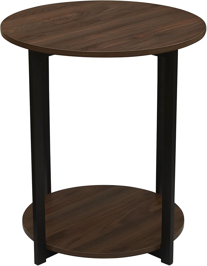 Household Essentials Jamestown Round Side End Table - Image 12