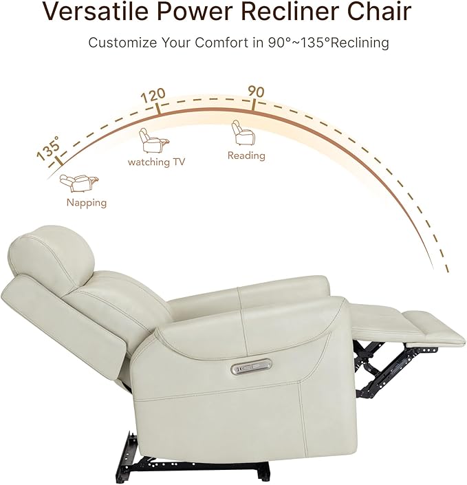 KISLOT Leather Recliner Chair for Adults Wall Hugger RV Recliner - Image 5