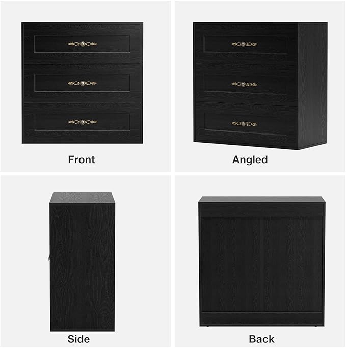 Wooden Dresser with 6 Large Drawers, Storage Cabinet Organizer Sideboard - Image 7