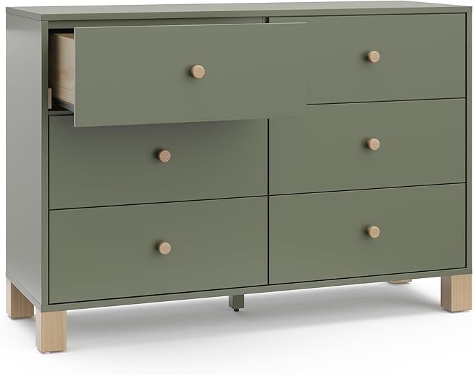 Storkcraft California 6-Drawer Double Dresser - Image 12