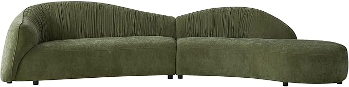 145.67 Large'' Curved Sofa Couch - Image 8
