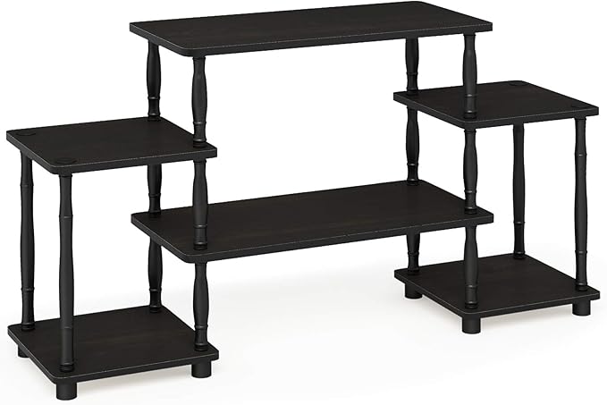Furinno Turn-N-Tube No Tools Entertainment Center, Classic Square Corner - Image 5