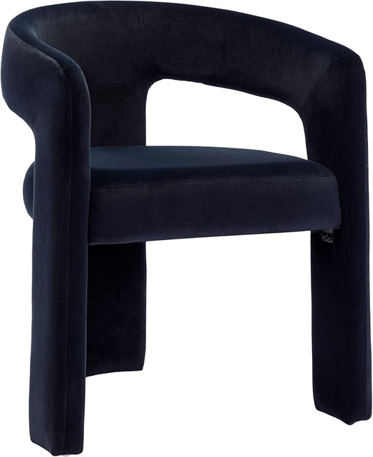 BESTANO Modern Velvet Fabric Upholstered Dining Chairs by BESTANO