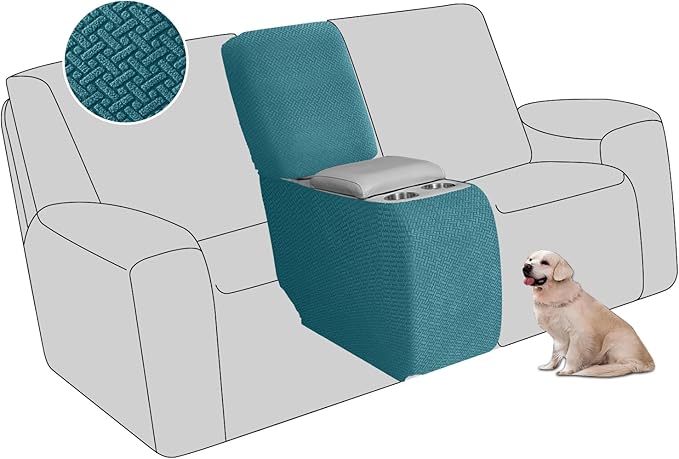 ALIECOM Recliner Sectional Couch Covers L Shape Stretch Corner Reclining by ALIECOM
