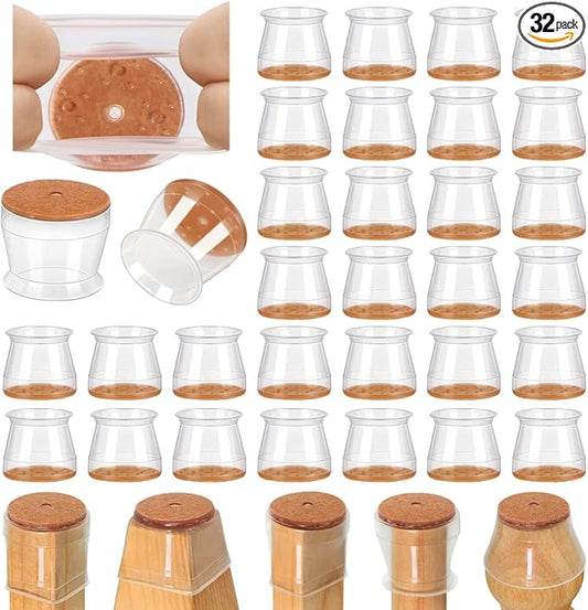 VIUME 32 Pcs Chair Leg Floor Protectors by VIUME