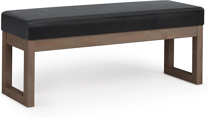 SIMPLIHOME Milltown Large Ottoman Bench by SimpliHome