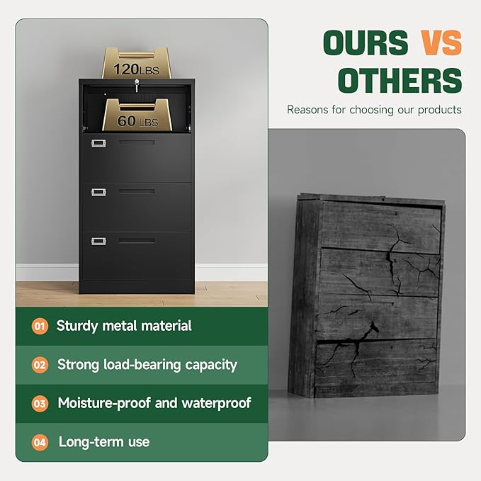 Letaya 4 Drawer File Cabinets - Image 8