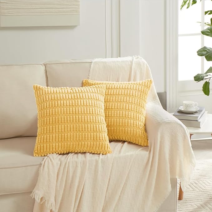 Fancy Homi 4 Packs Decorative Throw Pillow Covers - Image 6