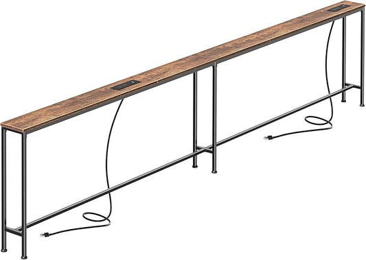 SUPERJARE 118.1 Inch Sofa Table by SUPERJARE