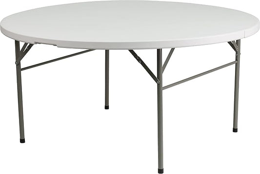Flash Furniture Scarborough 5' Round Plastic Folding Table by FlashFurniture