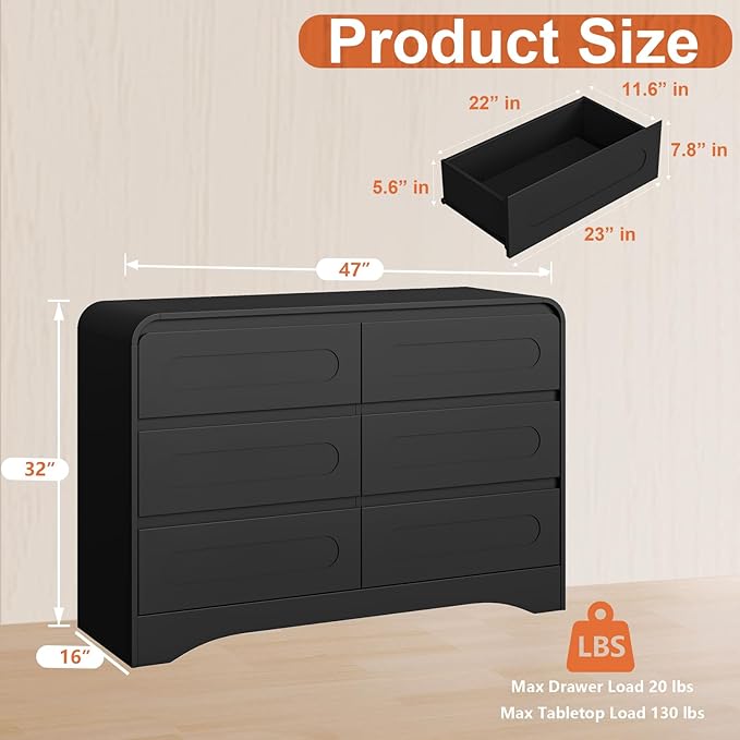 5 Piece Bedroom Sets, Modern Dresser and Nightstand Sets & Bookshelf - Image 6