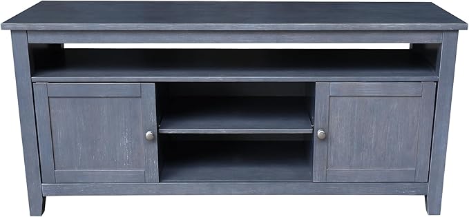 IC INTERNATIONAL CONCEPTS Solid Wood Entertainment/TV Stand - Image 2