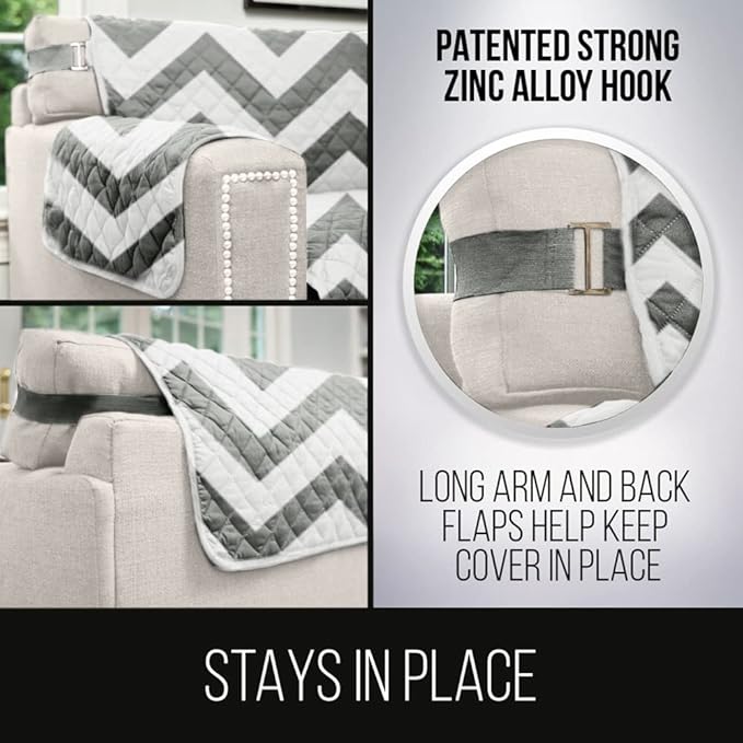 Sofa Shield® Couch Slip Covers for Dogs, Reversible Furniture Protector - Image 4