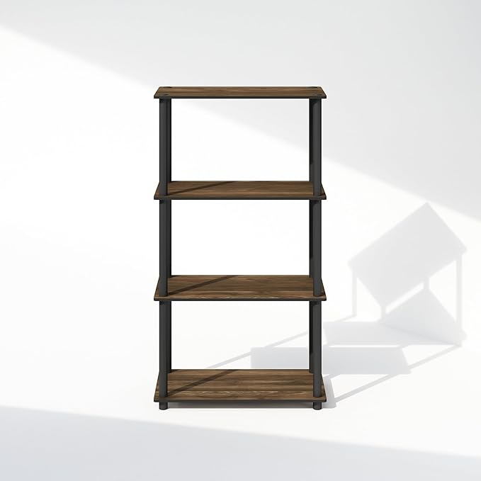 Furinno Turn-N-Tube Book Shelf, 4-Tier Bookshelf, Bookcase - Image 8