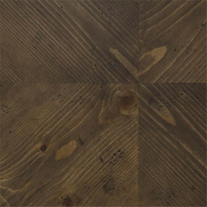 Pemberly Row Transitional Wood Chair Side Table, Nutmeg Finish, 29.75 in x 52 - Image 6