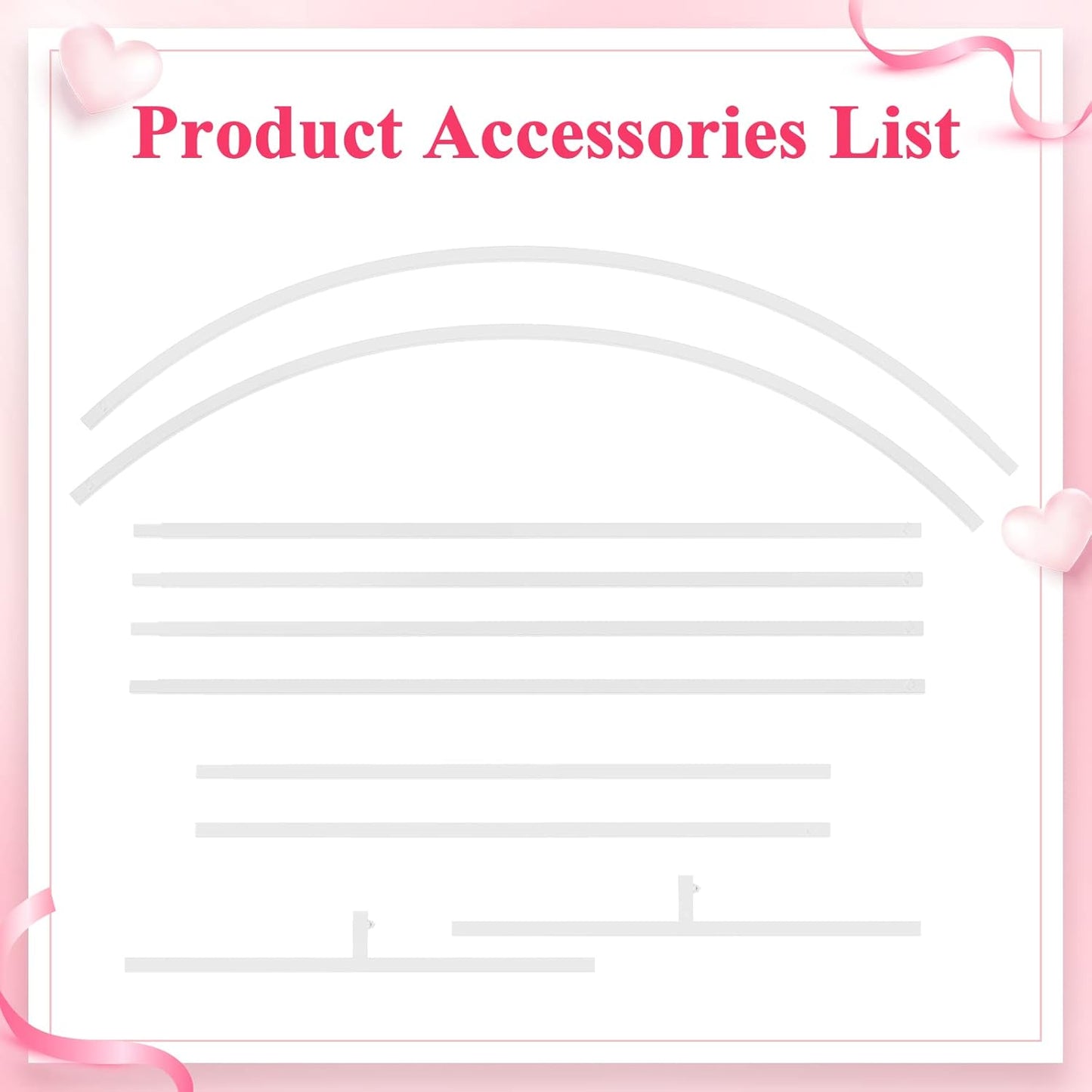 Wokceer Wedding Arch Backdrop Stand 8 FT Metal Arch Backdrop Stand for Wedding Ceremony Birthday Party Bridal Shower Floral Balloon Arch Decoration