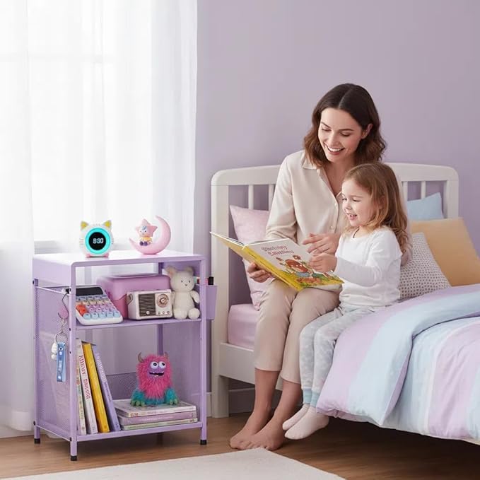 ECOLOVI Kids Nightstand 19in High - Image 8