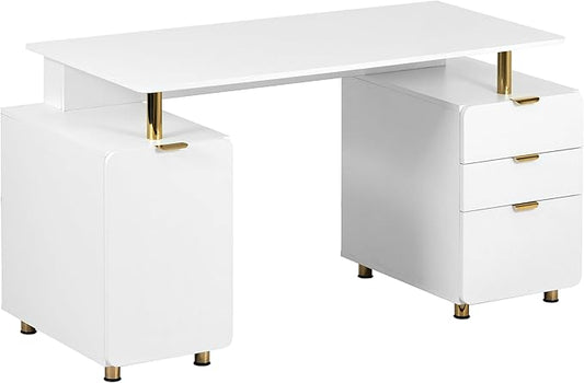 Elegant 57" W Executive Desk by TechniMobili