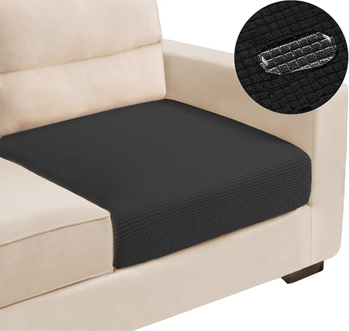 Water Repellent Armchair Seat Cushion Cover, Stretch Sngle Backrest Cover by TOPYUMH