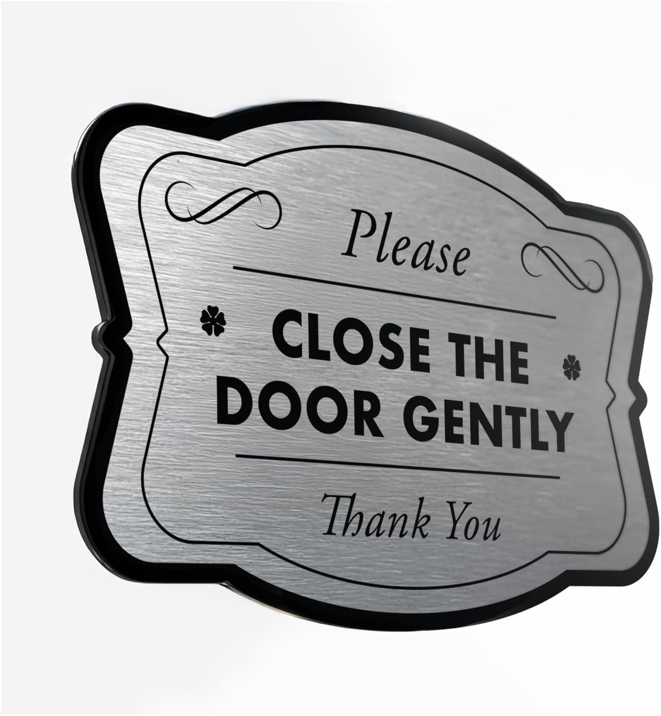 Custom Decorative Outdoor Signs, Personalized Aluminum, Custom Driveway, Waterproof Sign Made in USA, Silver 24x18 In