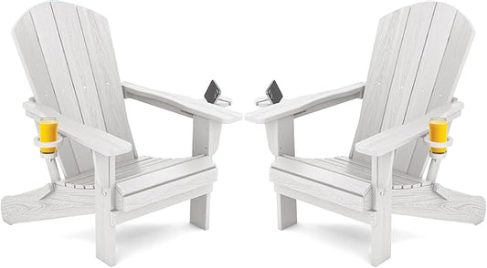 SERWALL Adirondack Chair with Cup Holders by SERWALL