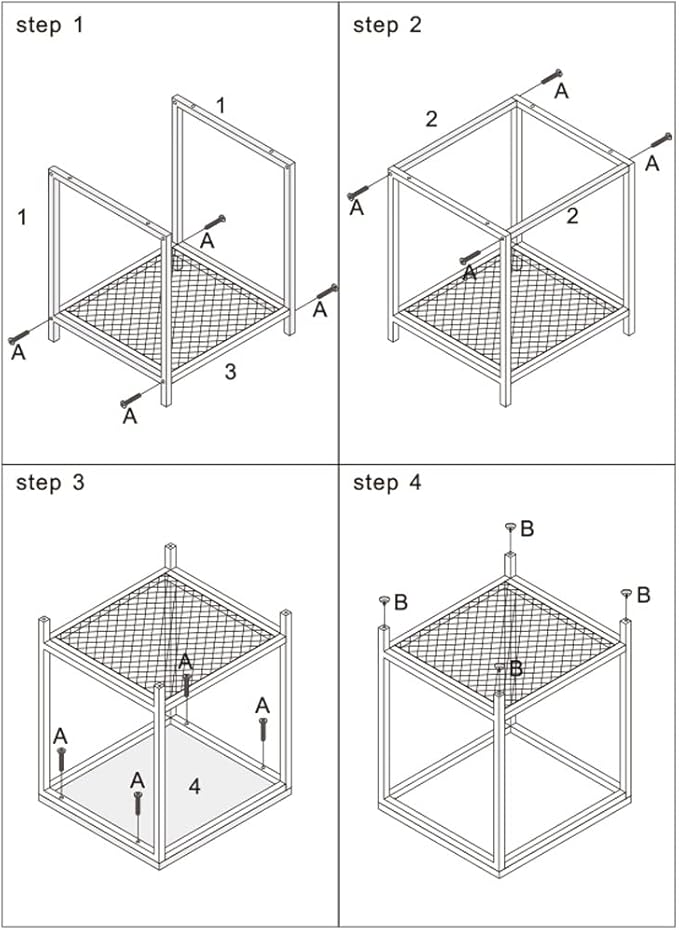 Industrial End 2-Tier Side Table - Image 7
