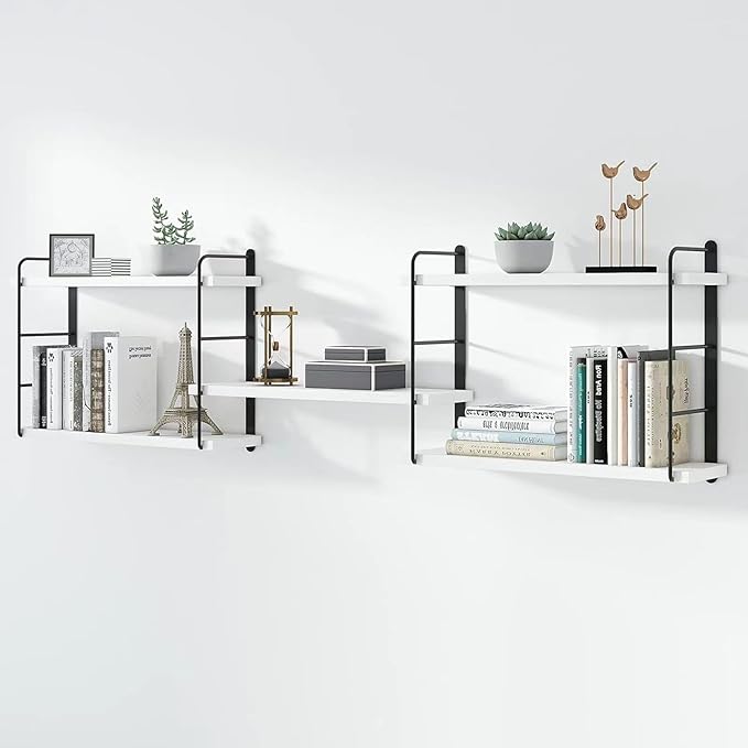 MXCSE Wall Shelves, Wall Mounted Bookshelves, DIY Floating Shelves by MXCSE