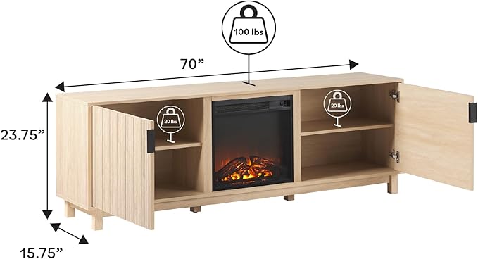 Walker Edison Arundo Reeded TV Stand - Image 3