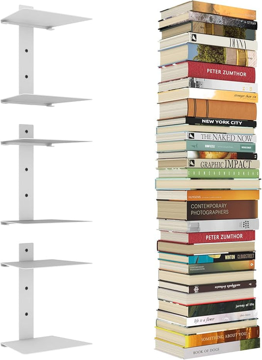 Mefirt Invisible Floating Bookshelves by Mefirt
