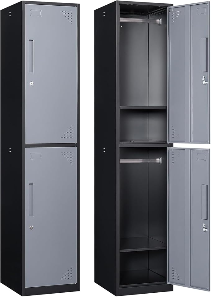 Metal Locker with 2 Doors by Anxxsu